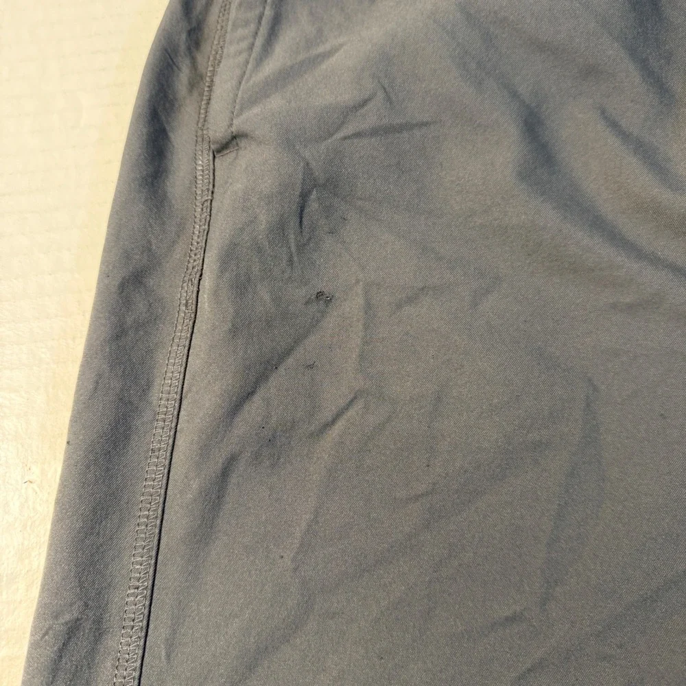 Nike Dri Fit Mens‎ M Athletic Pants Gray Elastic Waist Drawstring bottom Pockets